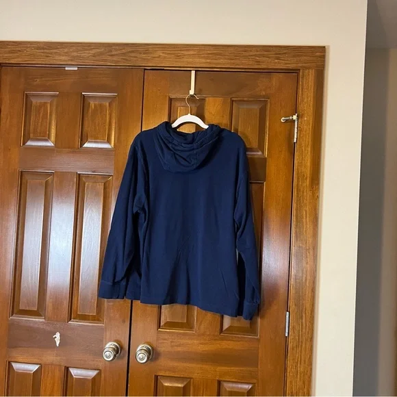 Nike Sportswear Club Mid-Navy Jersey Pullover Hoodie, Size XL - Picture 13 of 13